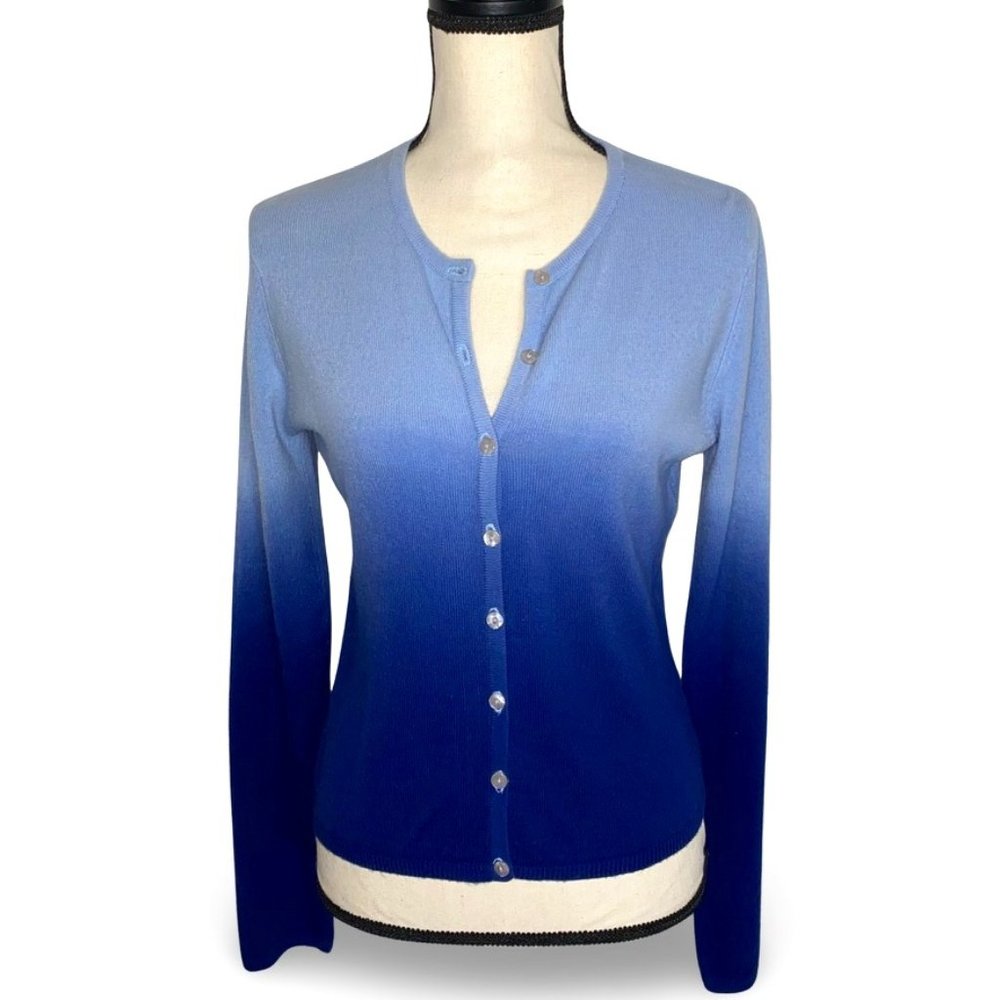 Jamie Scott Ombre Cardigan - Medium, Soft Button Down
